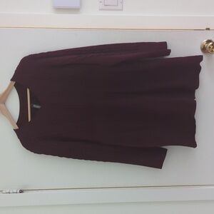 Cabled tunic made in Montreal